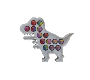 Jucarie antistres din silicon/plastic, POP IT multicolor - dinozaur K KATHODE