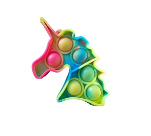 Jucarie senzoriala antistres POP IT tip breloc - unicorn 2 K KATHODE