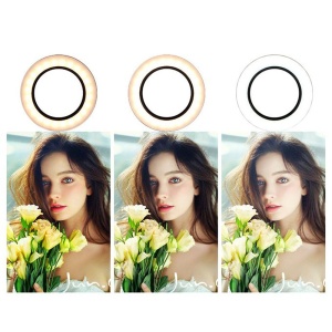Lampa Circulara Profesionala GREATON® Led Ring Light Cu 10 Trepte De Intensitate Led, 3 Tipuri De Lumina, Ideal Continut Video TikTok 12 Inch, 180 LED, USB - Img 6