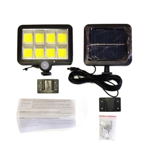 Lampa cu incarcare solara si panou solar, 160 de leduri, senzor de miscare K KATHODE