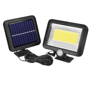 Lampa de Perete cu Incarcare Solara KlaussTech, Protectie IP54 Rezistenta la Apa, Lungime cablu 5 metri, Senzor de Miscare, Material ABS, Compacta, Negru - Img 5