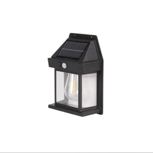 Lampa LED Solara, Senzor Miscare, Autonomie 8 Ore, 3000K, 12 X 5.8 X 17 Cm, IP44 - Img 2