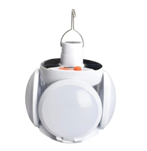 Lampa Solara 30 LED-uri - Pliabila, Prindere cu Carlig, 5 Moduri de Luminare, IP65, 20 W, Alb - Img 6