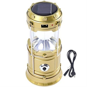 Lanterna & Felinar 2 in 1, incarcare solara/priza, 6 x LED, 1W T-5800 KATHODE