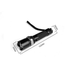 Lanterna led cu zoom, 3W, incarcare la priza/masina, rezistenta la apa, 3 moduri de functionare, 15cm K KATHODE - Img 4