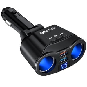 Modulator auto FM, 2 x USB, incarcare rapida, multiplicare bricheta, 12-24V, rotire 90°, A9 K KATHODE - Img 4