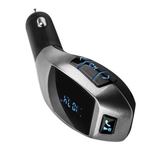 Modulator Auto FM X5, Intrari, USB si CARD TF, Distanta 5M - Img 3