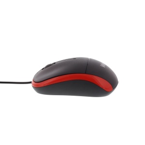 Mouse optic Well MU002 USB negru/rosu - Img 3