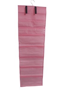 Organizator tip umeras pentru diverse lucruri, 39 compartimente, plasa, 105x33 cm, roz K KATHODE