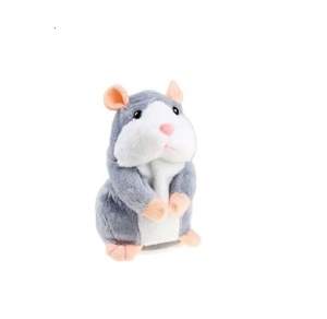 Pachet 2 jucarii interactive de plus pentru amuzamentul copilului tau, Papagalul vorbitor care imita sunetele pe care le aude si da din aripi si Hamsterul gri care repeta tot ce spui in timp ce isi misca corpul, multicolor - Img 5