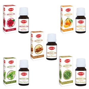 Pachet 5 uleiuri parfumate, Hem, 5 buc x 10 ml - Img 2
