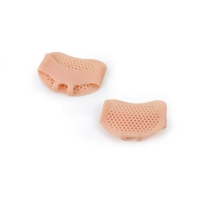 Pernute din silicon, pentru sandale, pantofi, protectie impotriva monturilor, bej - Img 5