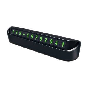 Placuta numar de telefon magnetic pentru parcare temporara