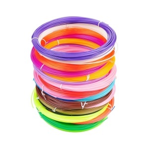 Set 10 Rezerve filament PLA 5m pentru Creion 3D, Multicolor, 1.75 mm, 50 m