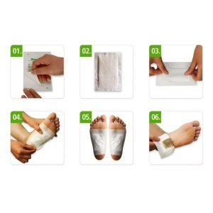Set 100 Plasturi KINOKI, pentru Detoxifierea Organismului, cu Turmalina, Vitamina C, E si Uleiuri Rafinate - Img 4