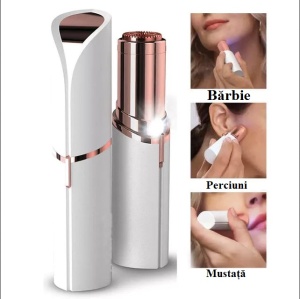 Set 2 x Epilator Facial Instastyle pentru Dama + Perie de curatare inclusa si baterie - Img 7