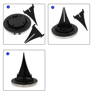 Set 2x Lampa Solara, Faintec, Model Spot, Cu Fixare In Pamant, 4 LED-uri, Lumina Puternica, Senzor Crepuscular - Img 5