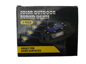Set 4 lampi solare tip spot pentru gradina, 8 leduri alb cald si 4 leduri multicolor RGB, buton ON/OFF, senzor de lumina 18-12 K KATHODE - Img 7