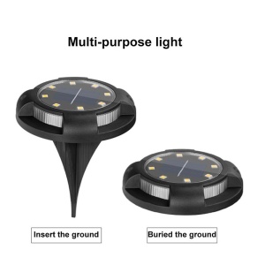 Set 8 lampi solare tip spot pentru gradina, 8 leduri, buton ON/OFF, senzor de lumina, alb cald 18-10 K KATHODE - Img 6