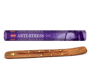 Set betisoare parfumate HEM ANTI STRESS + suport lemn