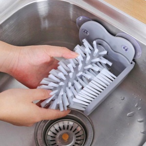 Set perii profesionale pentru spalat pahare si recipiente, interior/exterior, fixare cu ventuza, MyStyle® Kitchen - Img 4