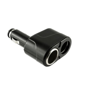 Suport auto telefon universal tip cleste + distribuitor priza bricheta, 2 prize auto cu led KATHODE - Img 5