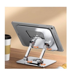 Suport din metal pentru tableta, rotatie 360°, ajustabil K KATHODE - Img 4