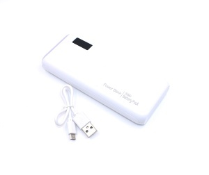 Acumulator Extern, Baterie externa, Power bank 20000 mAh + Cablu micro USB si Casti Cadou