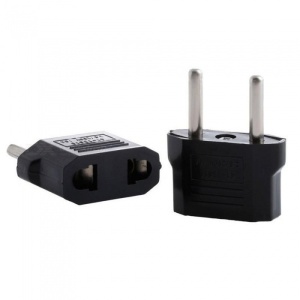 Adaptor priza us la tip priza Europa, cb-05, negru - Img 2