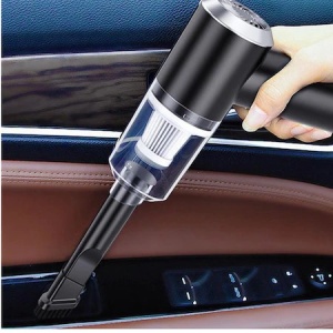 Aspirator auto fara fir, portabil, 2 capete, incarcare USB, negru K KATHODE