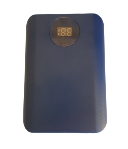 Baterie externa portabila 2600 mAh, 1 port de incarcare USB, afisaj led digital, albastru, K KATHODE