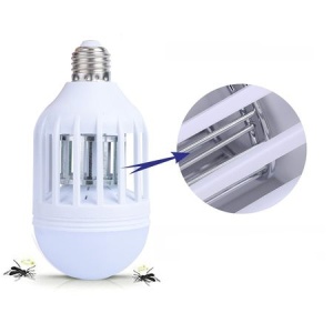 Bec LED cu Functie Anti-Insecte, 9 W, Temperatura Culoare 6500 k, Soclu E 27, Protectie Supraincalzire, Design Ergonomic, Alb - Img 2