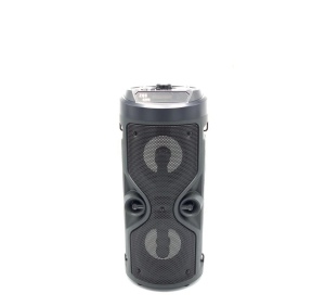 Boxa Audio Portabila cu Conectivitate Bluetooth, Lumini LED pe Woofere, Chinga pentru umar, Telecomanda, Intrare Microfon Jack 6,3mm - Img 2