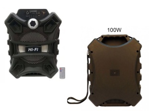 Boxa portabila, ISHOP, ZQS-8103, 20W PMPO, Bluetooth FM/SD/USB/AUX/, Negru - Img 3