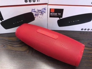Boxa Portabila Kathode boost, Conexiune simultana cu TV si Telefon, BT streaming, rosie