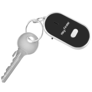Breloc Anti-Pierdere Chei cu Functie de Localizare si Gasire prin Fluierat si Iluminare LED, Negru/Argintiu - Img 8