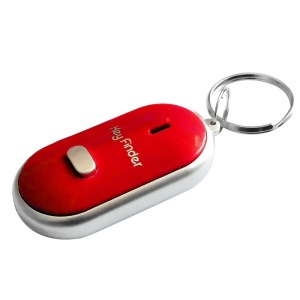 Breloc cu fluier si lumina pentru localizarea cheilor, Key Finder, rosu K KATHODE