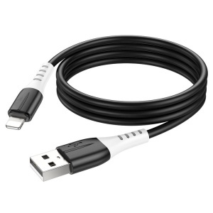 Cablu de date cu incarcare rapida premium, 2.4A, lightning, pentru iphone, din silicon, lungime 1m, X82, K KATHODE