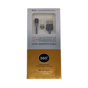 Cablu de date magnetic 3 in 1, 360°, KATHODE