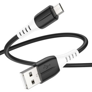 Cablu de incarcare rapida, micro usb, transfer date, lungime 1m, silicon, 2.4A, X82, K KATHODE - Img 3