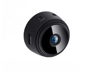 Camera de supraveghere, Vaxiuja, Wi-fi, Calitate video HD 1080P, Senzor miscare, mini, Wireless, Negru