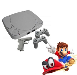 Consola de jocuri SIKS® video retro, 2 x controller, 1 x pistol, 16 jocuri - Img 6
