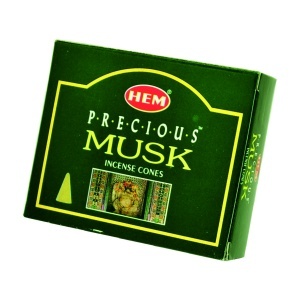 Conuri parfumate HEM, Musk Precious 10 buc