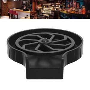 Dispozitiv Pentru Clatire Pahare/Sticle, Salestore.ro®, Spalare Rapida, Fixare Usoara Pe Chiuveta, Material Rezistent, Negru - Img 3