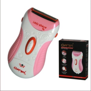 Epilator electric Geemy GM-3036, alimentare acumulator, Alb/roz, K KATHODE - Img 3