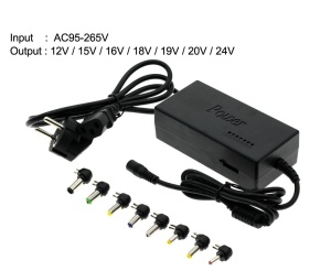 Incarcator universal laptop 12V-24V 120W, alimentare priza, 9 conectori - Img 2