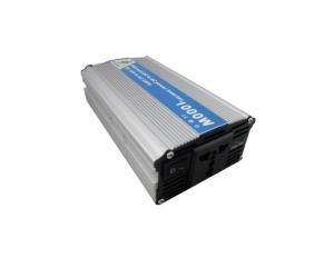 Invertor pentru autoturism, putere iesire 1000w, metalic, argintiu - Img 3
