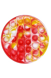 Jucarie anti-stres POP IT cerc - alb, rosu, galben K KATHODE