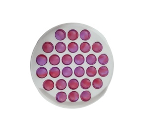 Jucarie antistres POP IT cerc multicolor din silicon/plastic K KATHODE