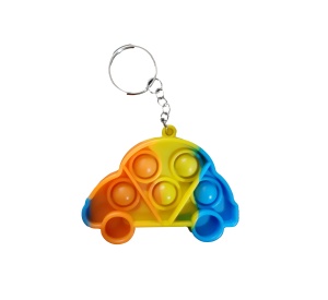 Jucarie senzoriala antistres POP IT tip breloc, forma de masina 1, multicolor K KATHODE